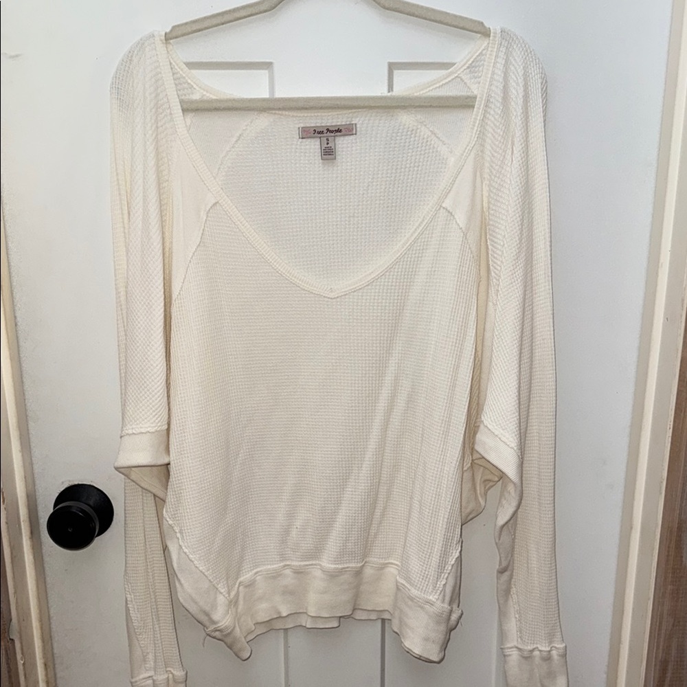 Free People Santa Clara Thermal shirt size small